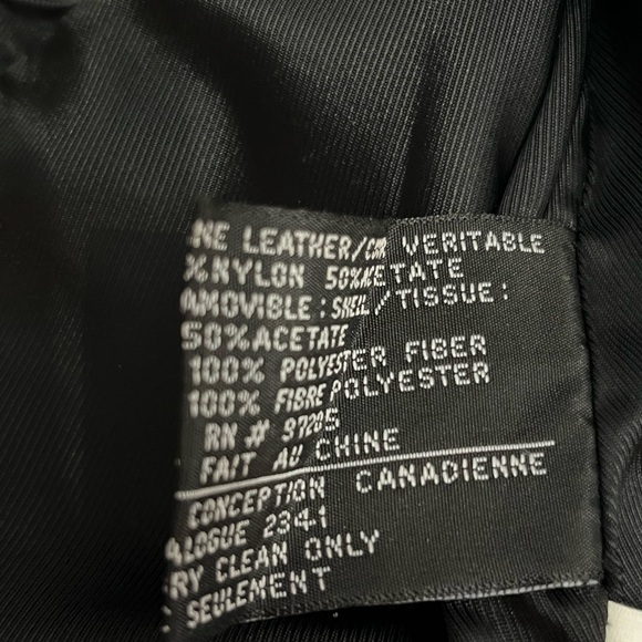 Danier Women's Classic Leather Jacket with Zip Out Interior Lining Size XS - Picture 11 of 12